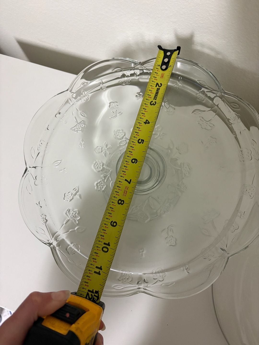 Anchor Hocking Savannah Clear Cake Plate with Glass Dome 7