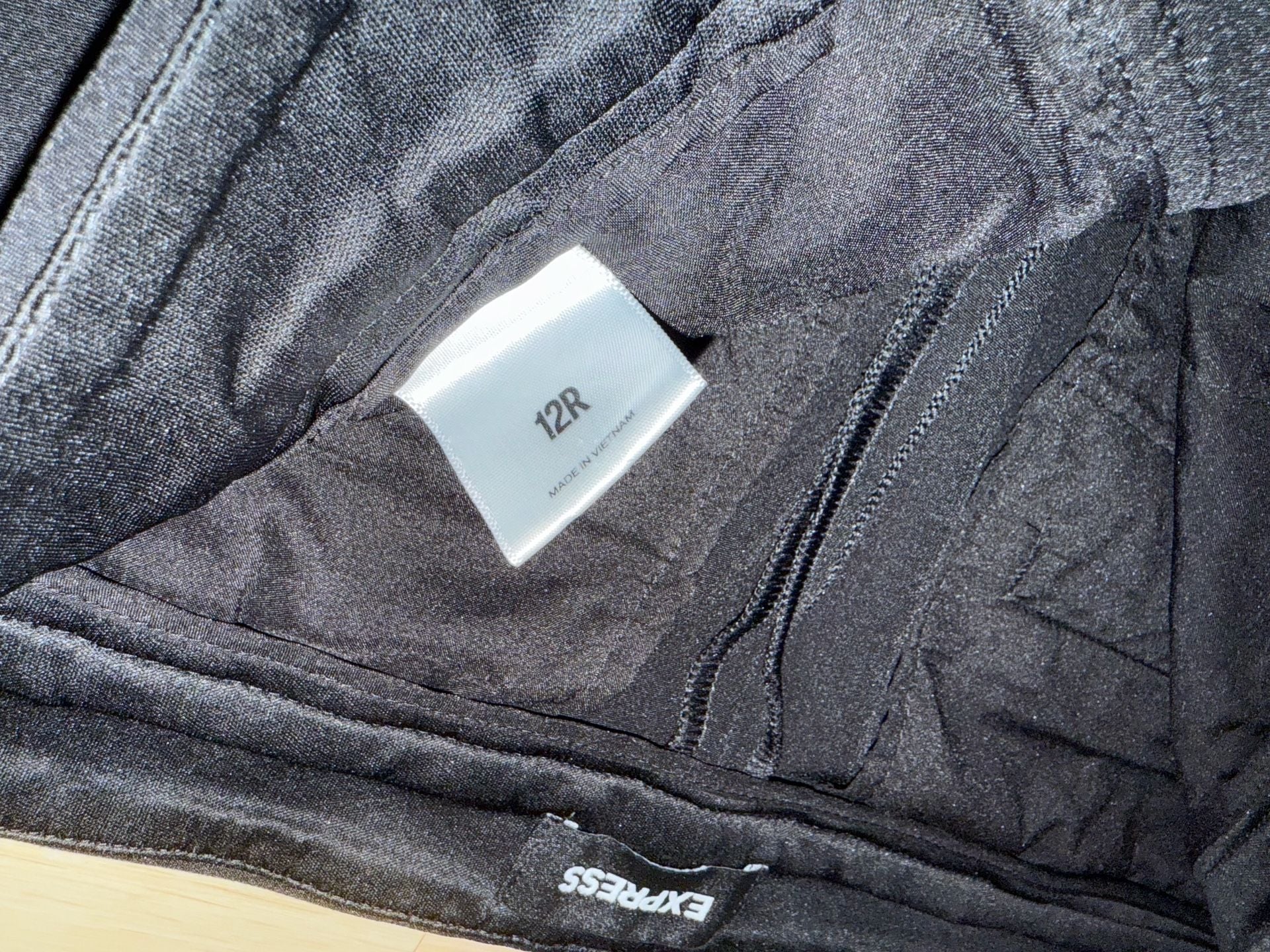 Express Super Soft Twill Boot Pants Size 12R Black 5