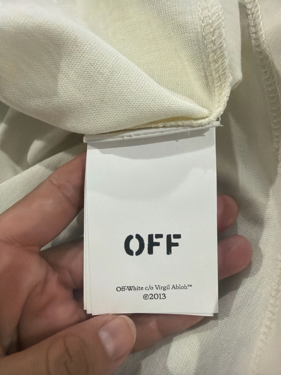 Off-White Off Graphic Ringer T-Shirt White 2
