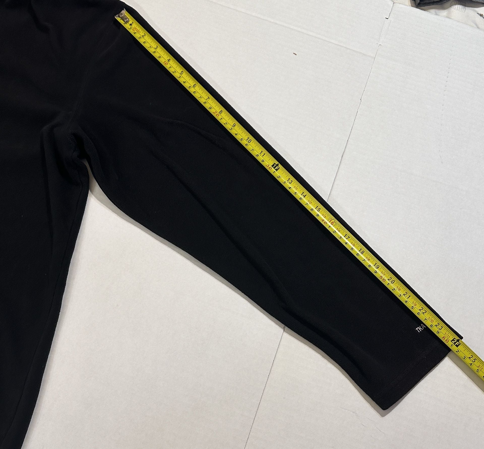 The North Face TKA 100 1/4 Zip Fleece Jacket XL/TG Black 3