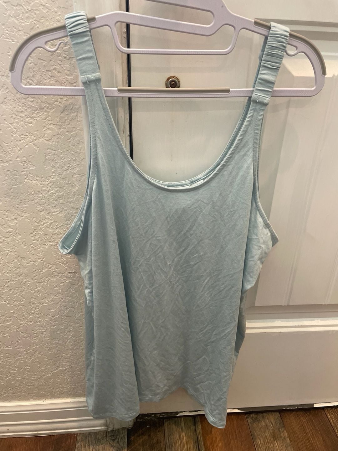 Serra Tank Top Size XL 16-18 Light Blue Scoop Neck 2