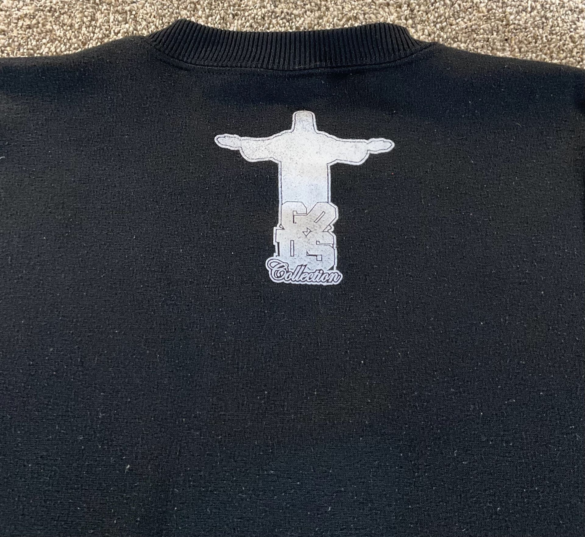 90’s Vintage God's Collection Mickey Mouse Glove Sweatshirt Size M Black 5