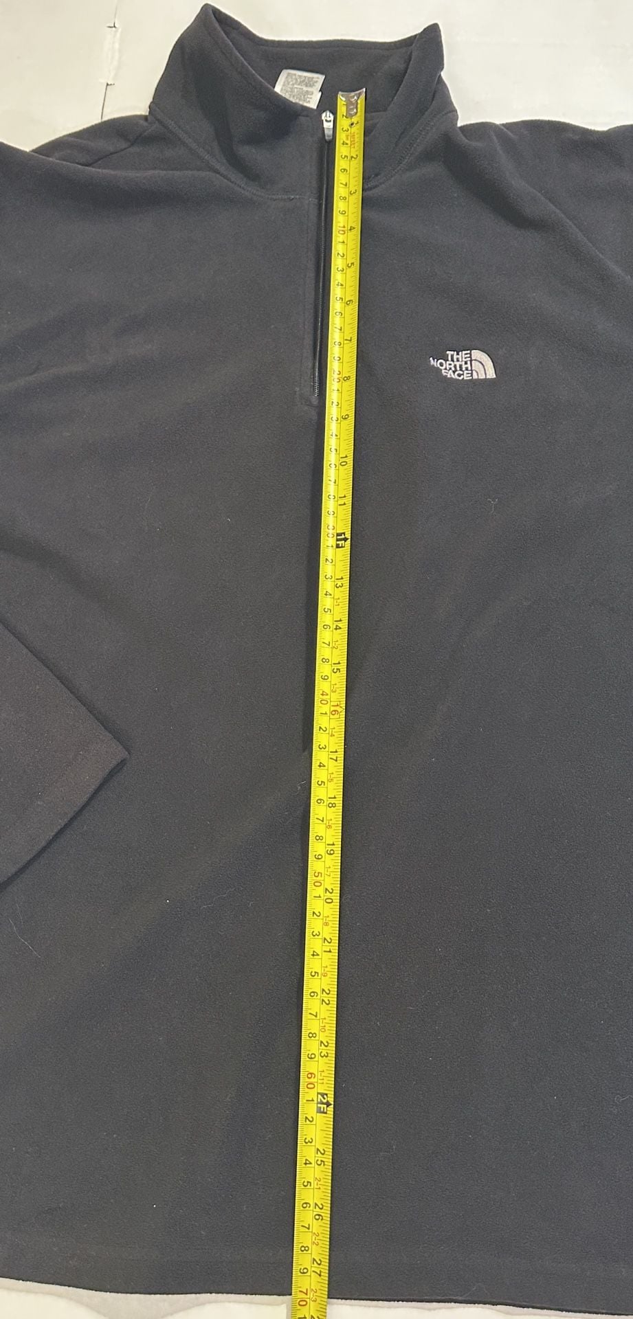 The North Face TKA 100 1/4 Zip Fleece Jacket XL/TG Black 4