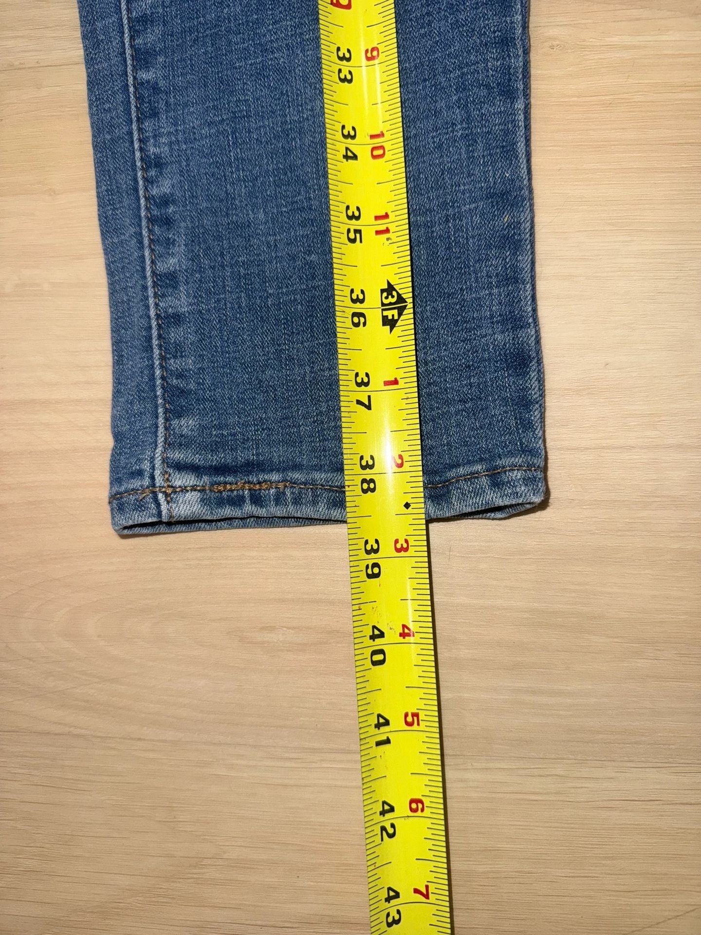 Levi's 721 High Rise Skinny Jeans W30 L30 Blue Denim 9