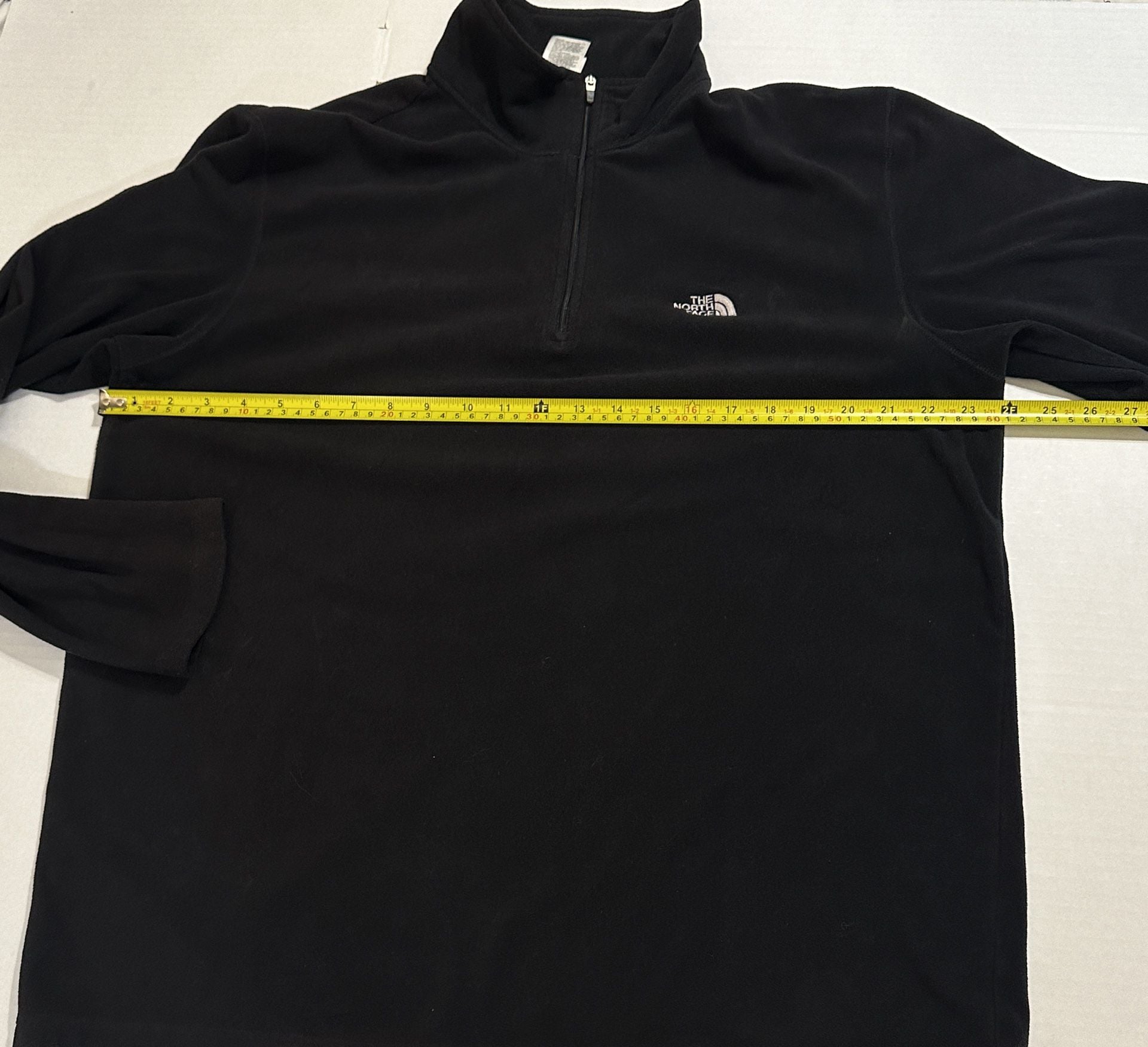 The North Face TKA 100 1/4 Zip Fleece Jacket XL/TG Black 5