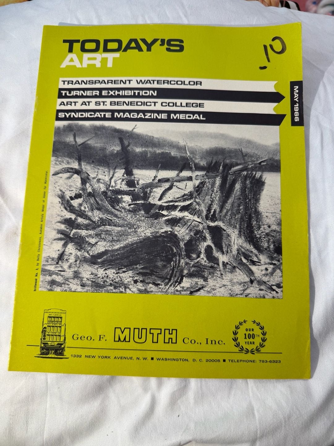 Today's Art Magazine May 1966 Transparent Watercolor Turner Exhibition 1