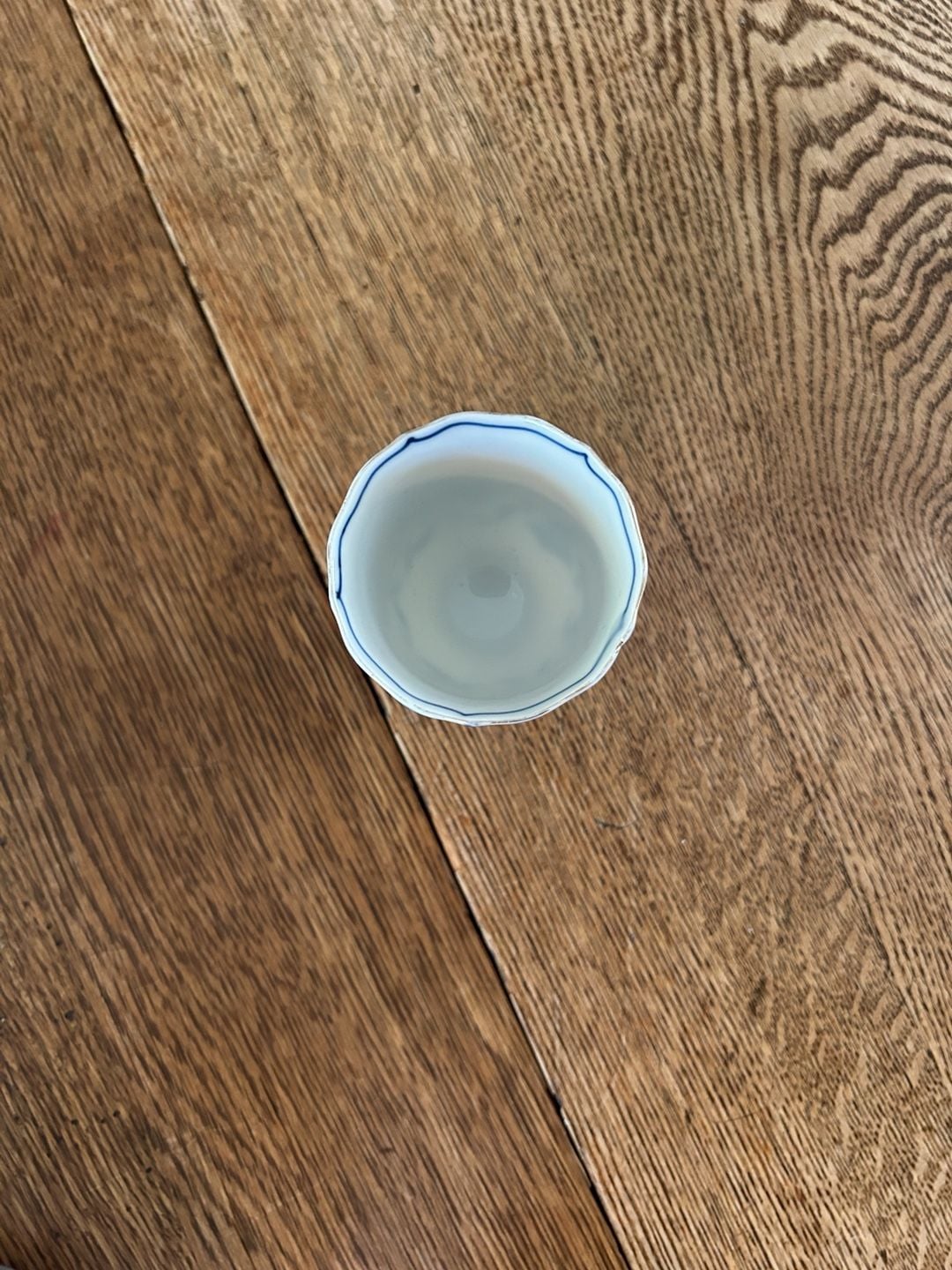 Blue Danube Double Egg Cup Onion Pattern 4