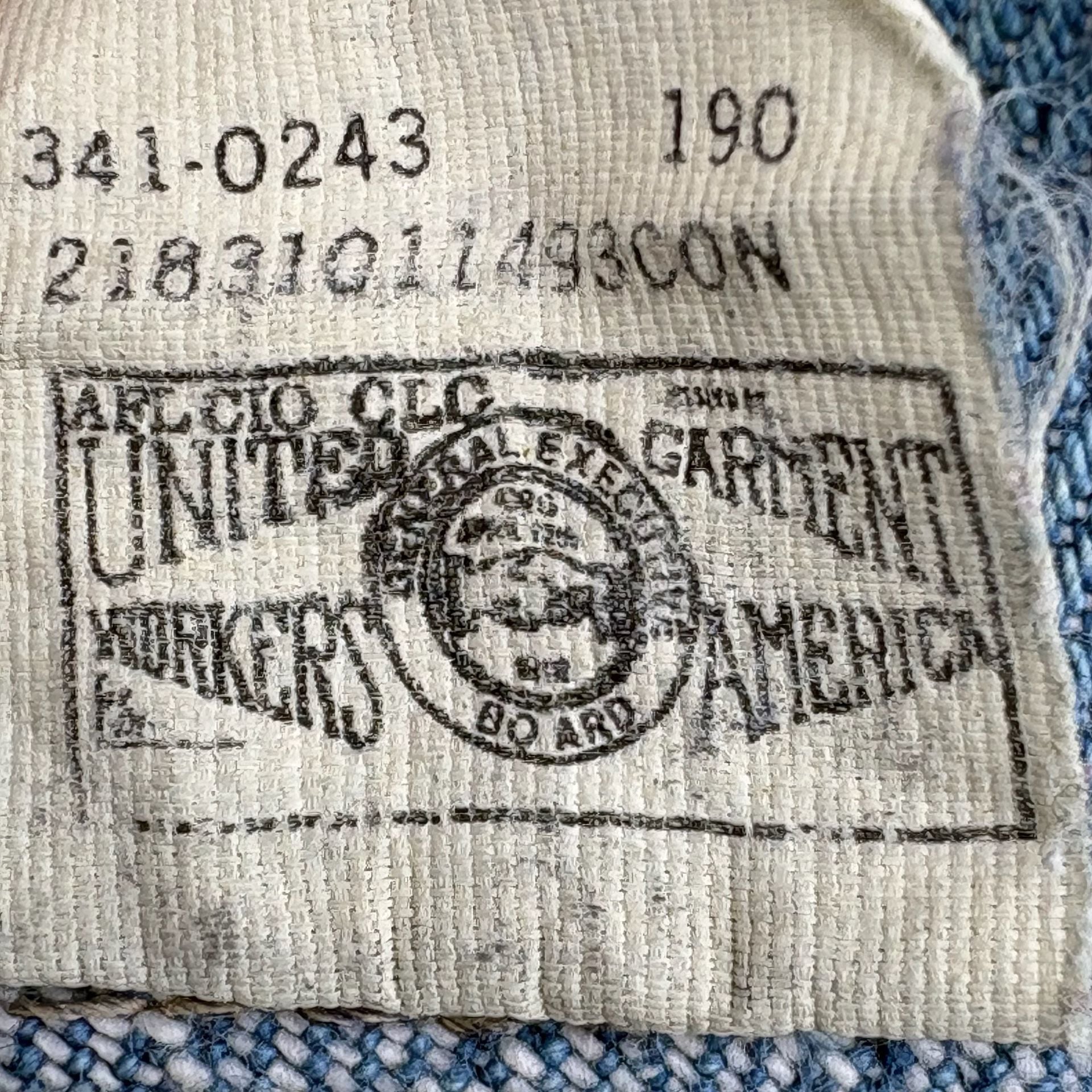 VTG 80s Ms Lee Pinstripe Denim Vest Medium 13/14 Railroad Stripe Made In USA 8