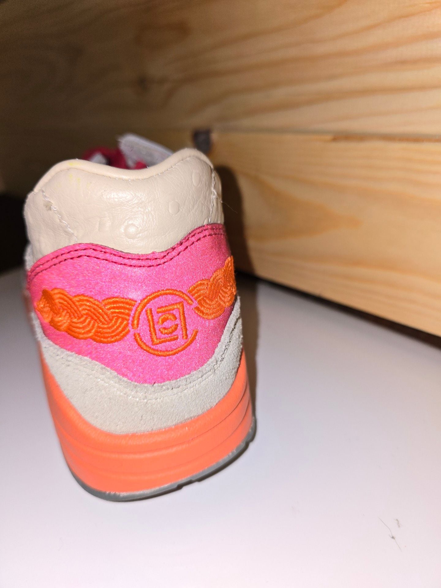 Nike Air Max 1 CLOT Kiss of Death Net Deep Red Orange Blaze DD1870-100 8