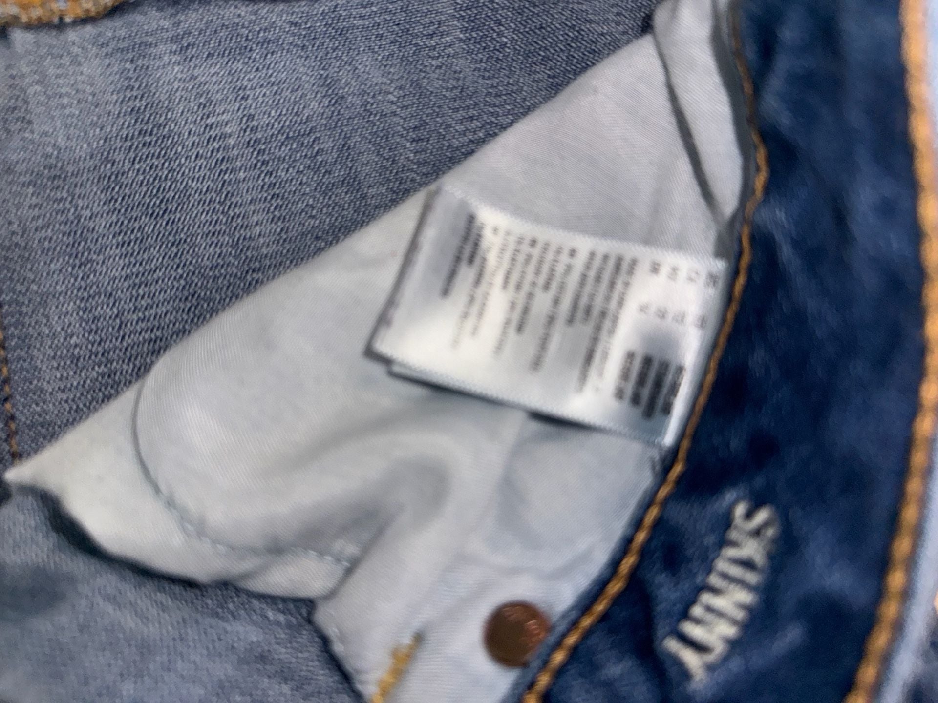 American Eagle Super Stretch Skinny Jeans Size 12 Regular Blue 5