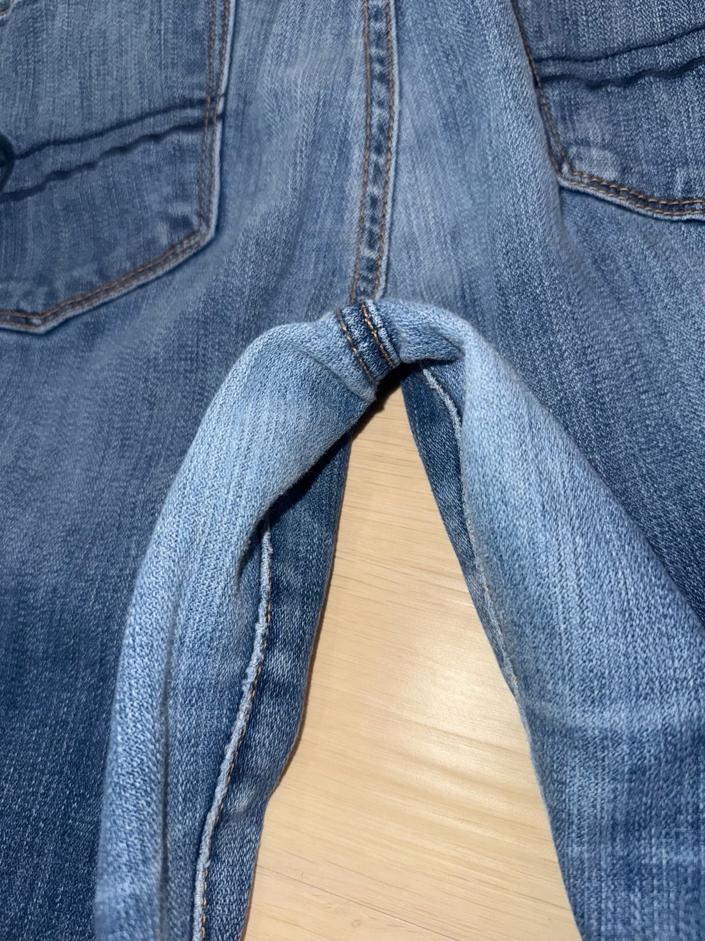 American Eagle Super Stretch Skinny Jeans Size 12 Regular Blue 9