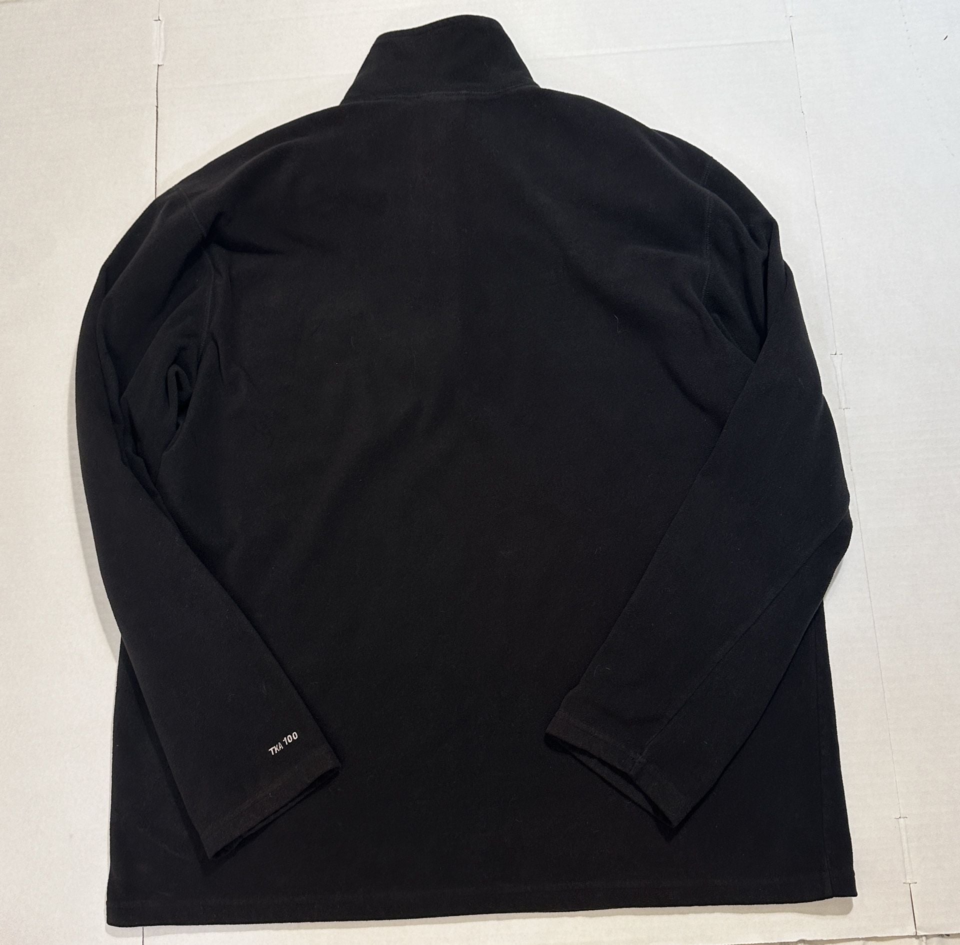 The North Face TKA 100 1/4 Zip Fleece Jacket XL/TG Black 8
