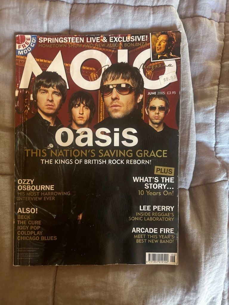MOJO Magazine June 2005 Oasis Cover 1