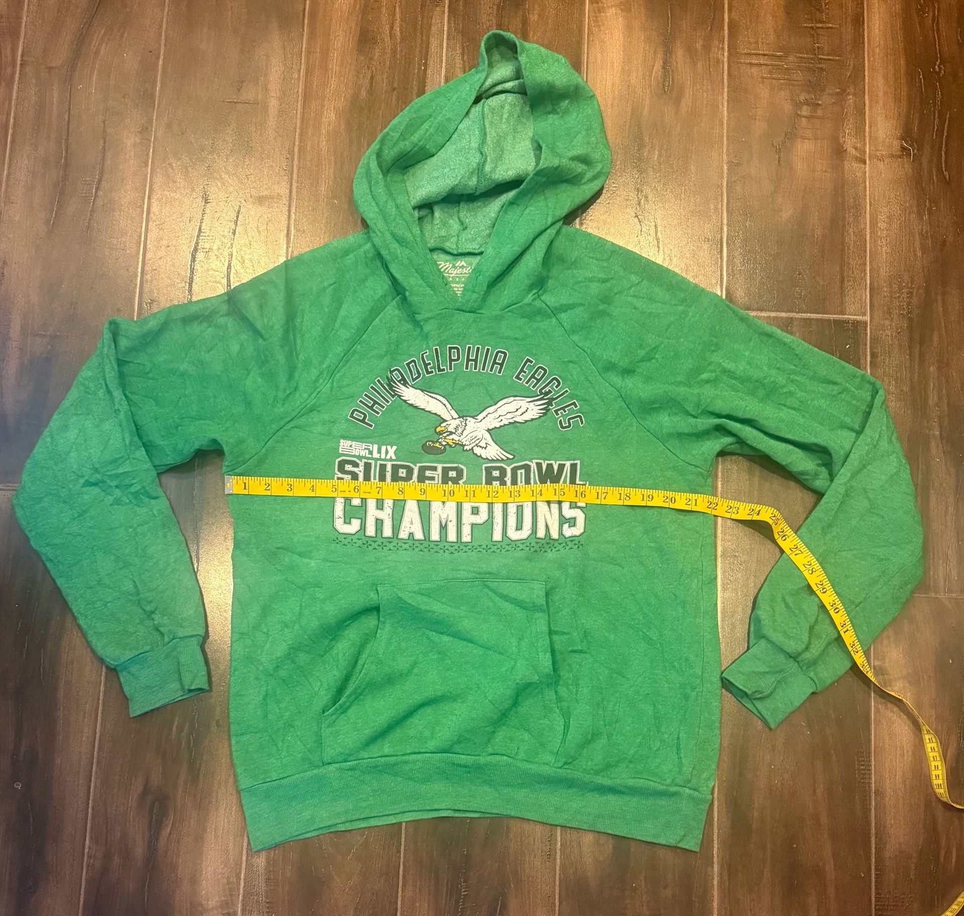 Majestic Threads Philadelphia Eagles Super Bowl Hoodie Size M 6