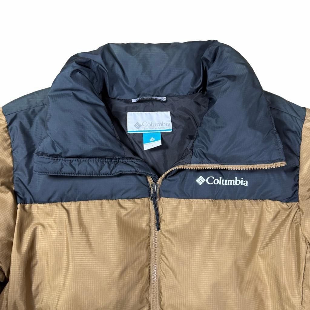 Columbia Puffer Jacket Brown Black Size Small 4