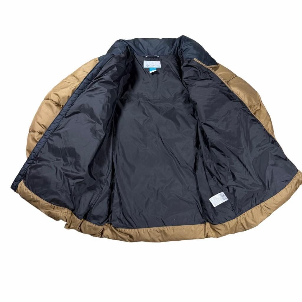 Columbia Puffer Jacket Brown Black Size Small 5