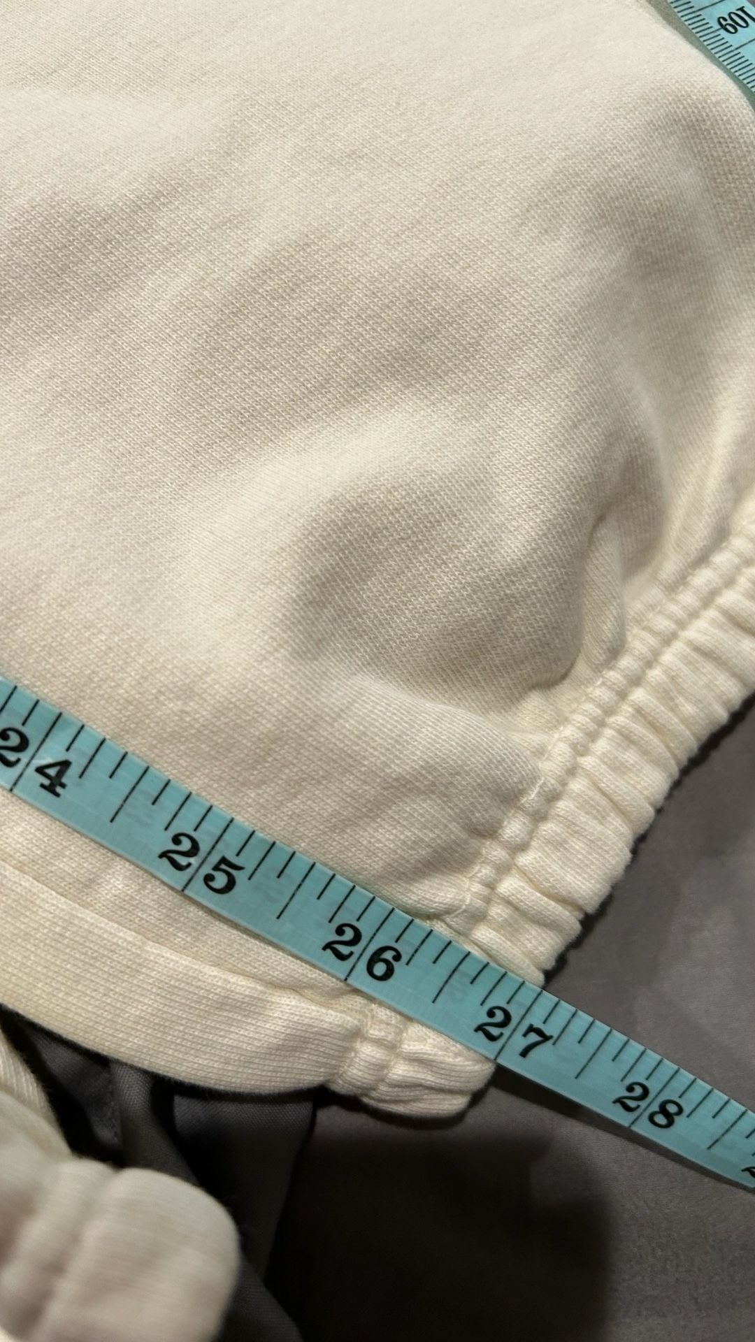 Something Navy Drawstring Sweatpants Size L Ivory Garment Dyed 8