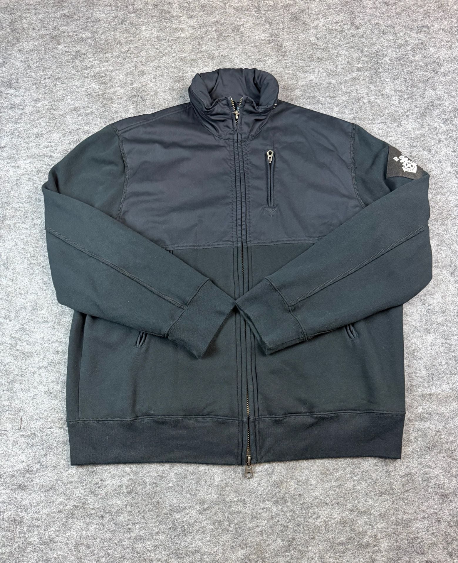 Polo by Ralph Lauren Full Zip Hoodie Size XL Black Cotton Jacket 3