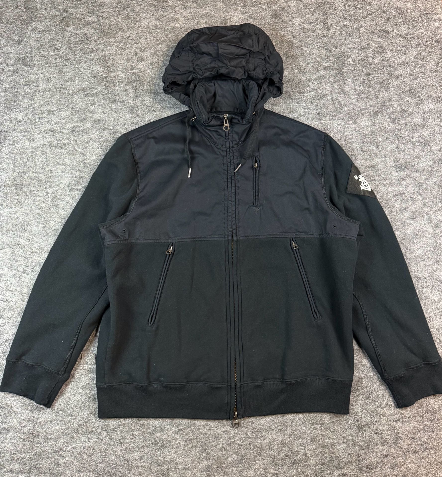 Polo by Ralph Lauren Full Zip Hoodie Size XL Black Cotton Jacket 12