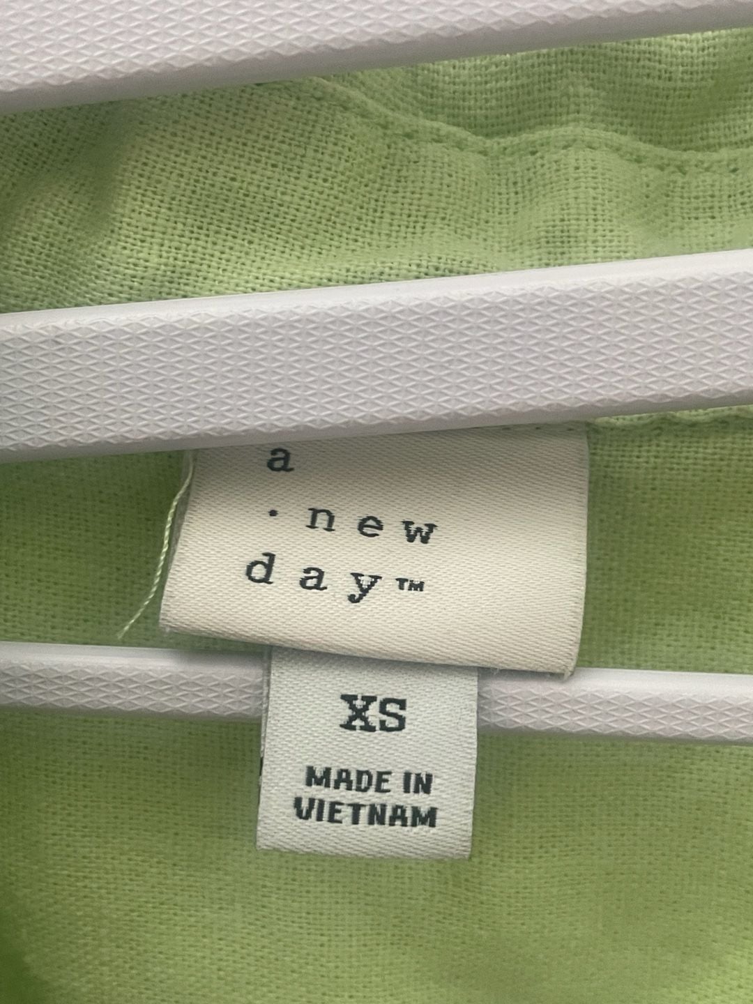 A New Day Short Sleeve Button Down Shirt Size XS 5
