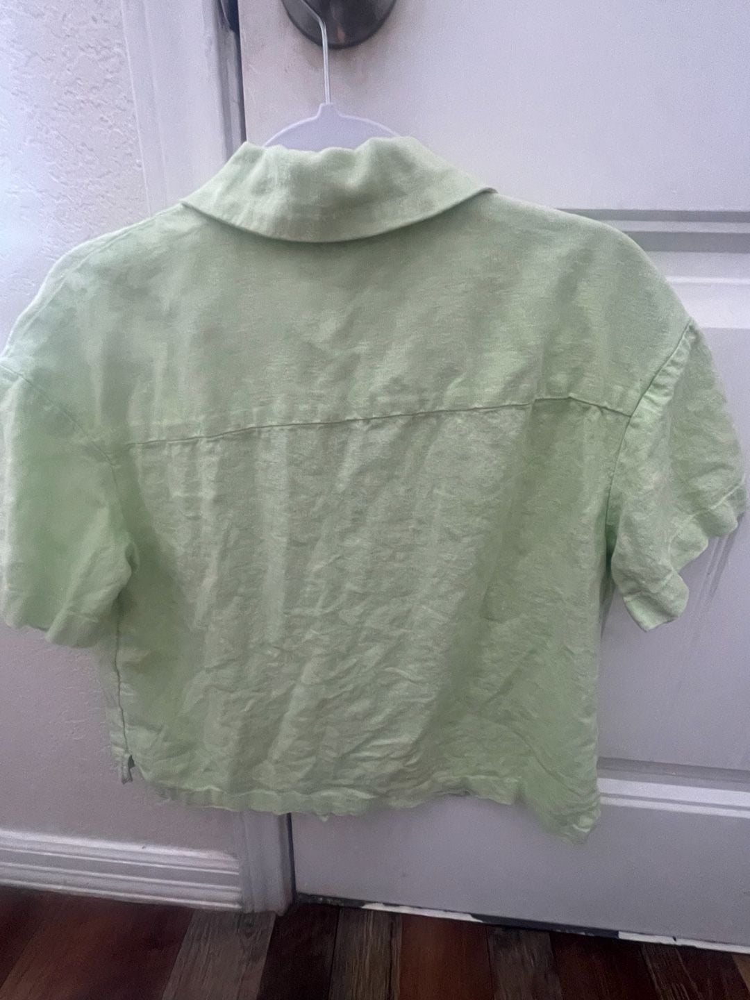 A New Day Short Sleeve Button Down Shirt Size XS 6