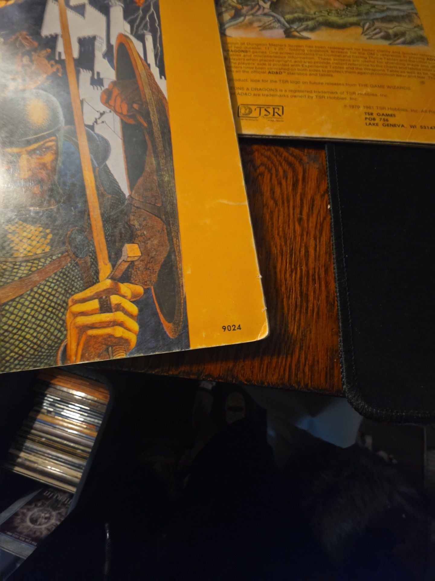 TSR D&D Vintage Dungeon Master's Screen Lot 1st 2nd Edition 7