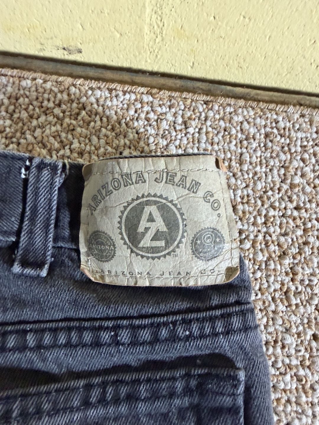 Arizona Jean Co. Classic Jeans Black Faded Denim 8