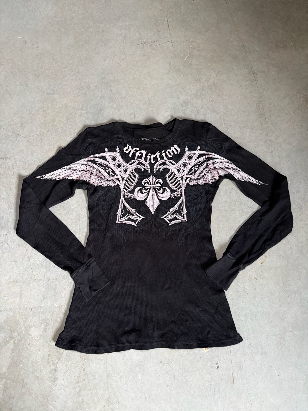 Y2K Affliction Agulias Thermal Long Sleeve Tee 2