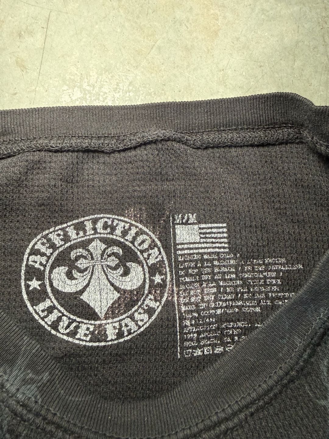 Y2K Affliction Agulias Thermal Long Sleeve Tee 4