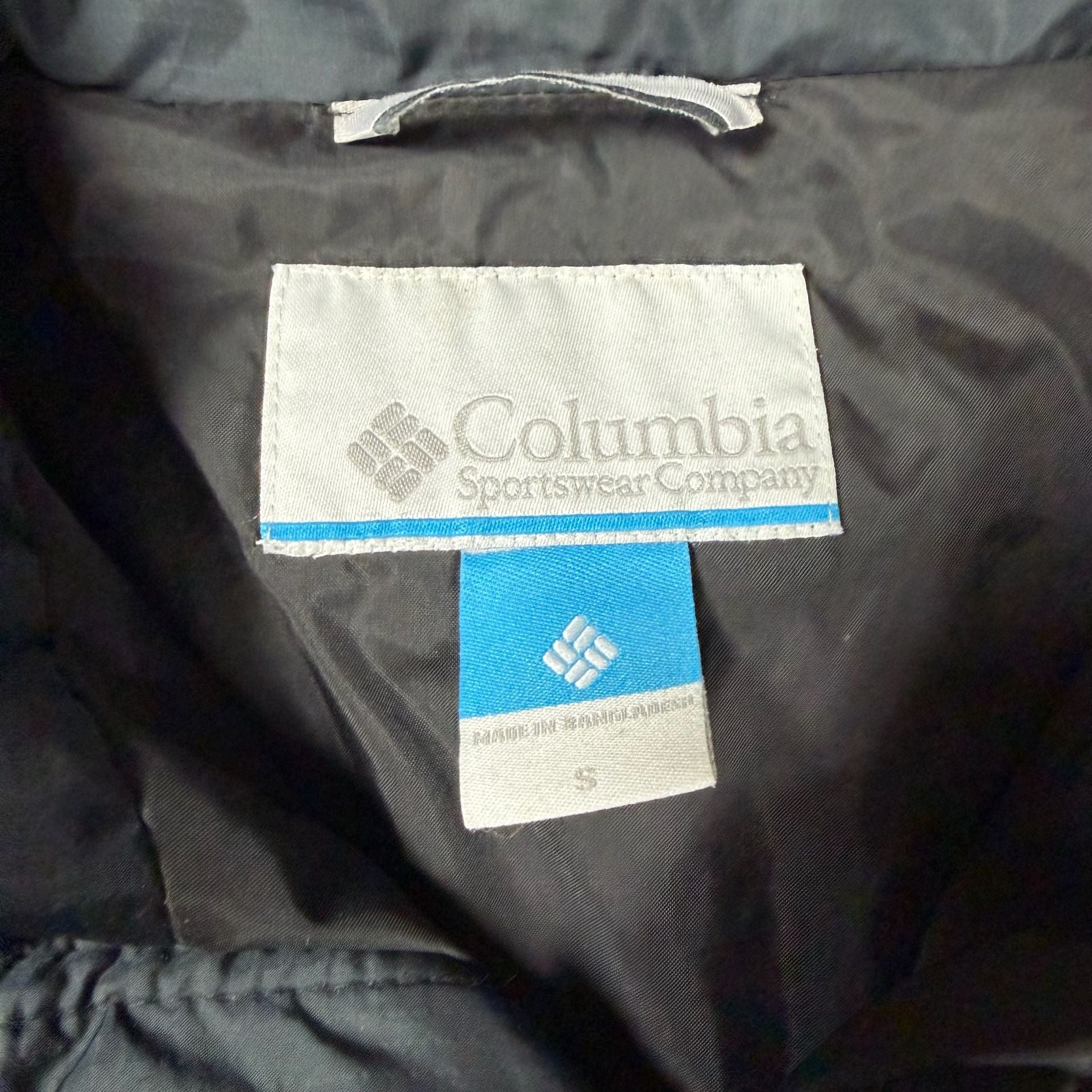 Columbia Puffer Jacket Brown Black Size Small 7