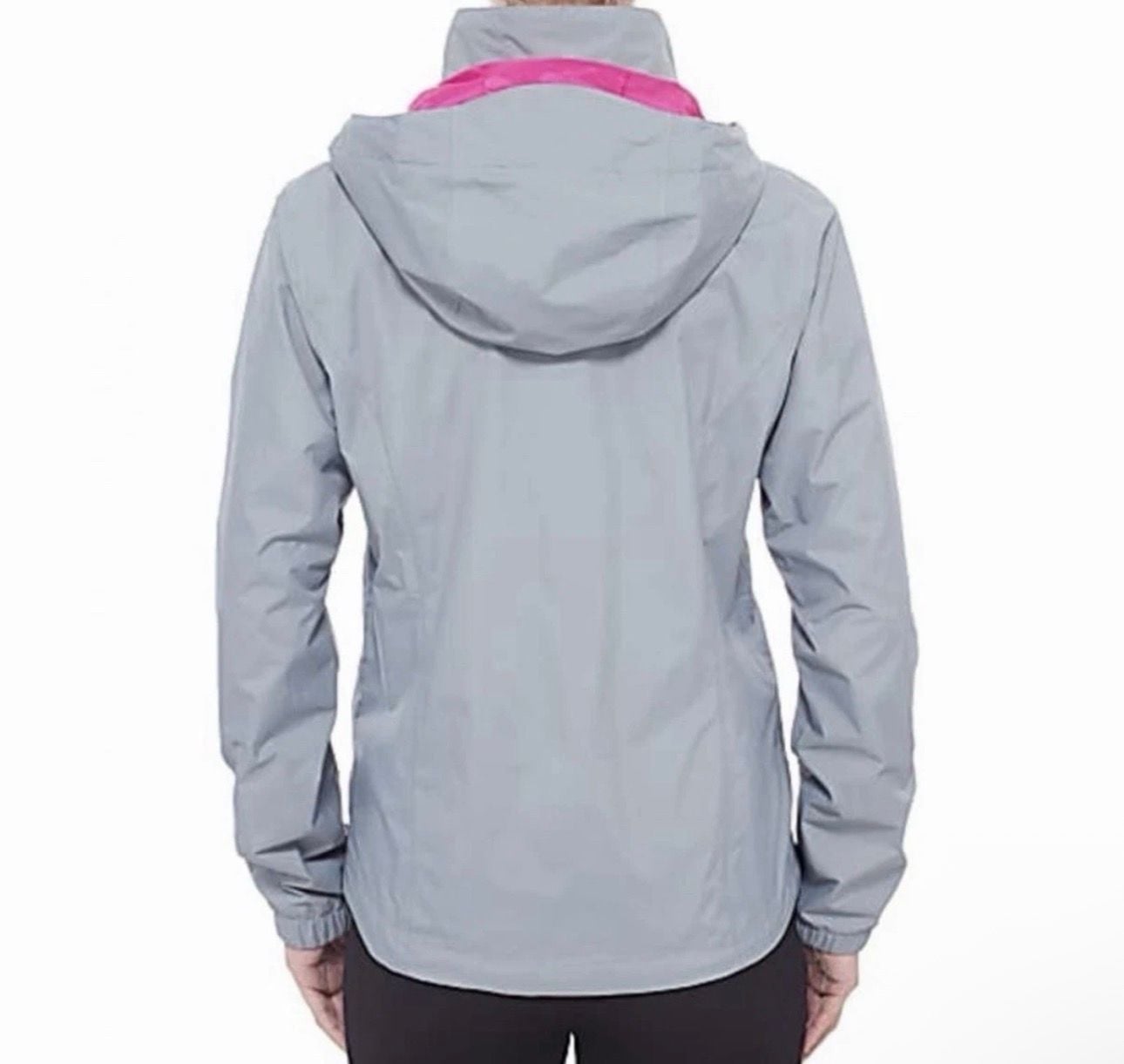 The North Face Resolve 2 Jacket Size S/P Grey Pink Rain Jacket Gorpcore Outdoors Weatherproof 3