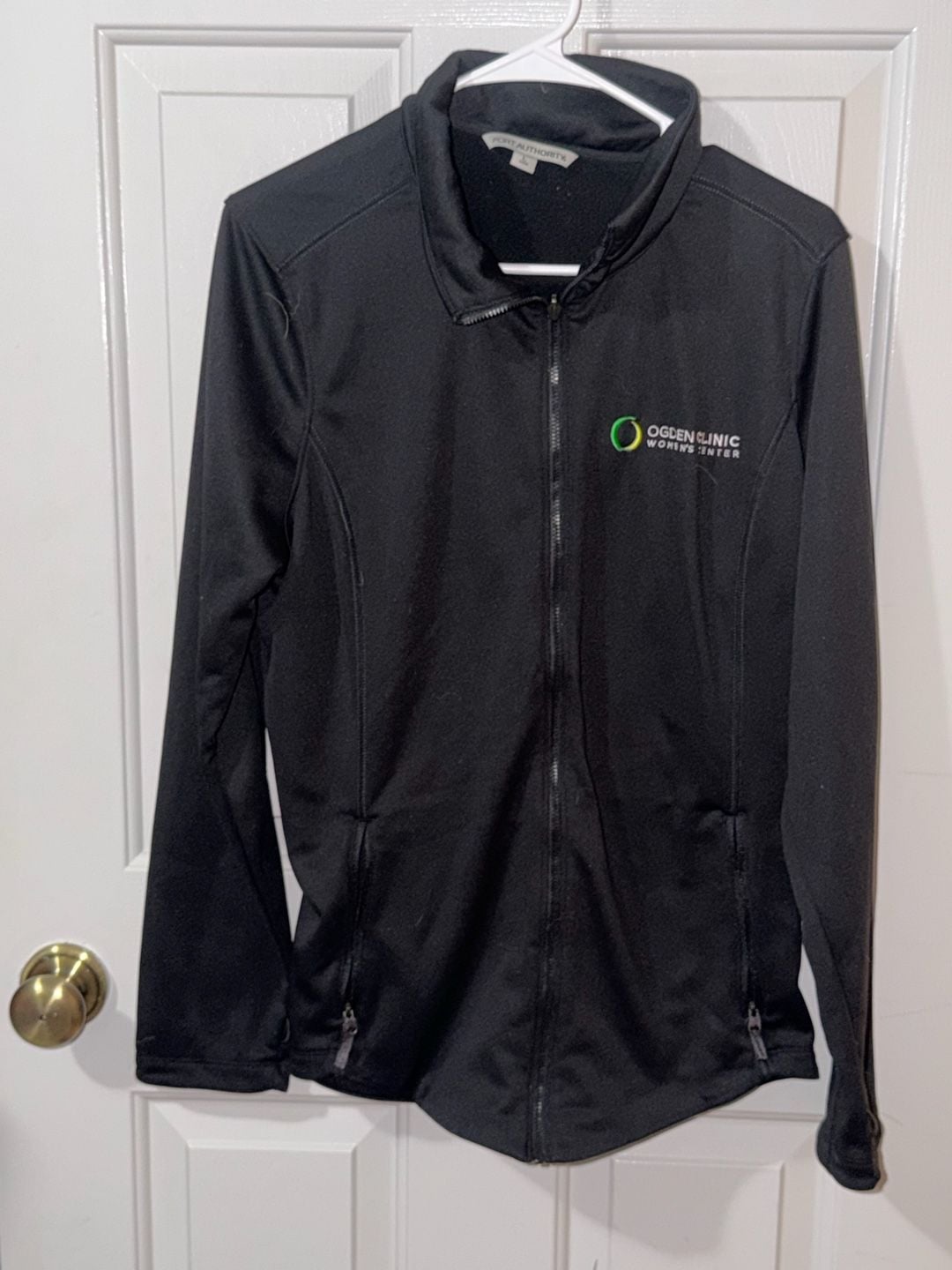 Port Authority Full Zip Jacket Size L Black Ogden Clinic 2