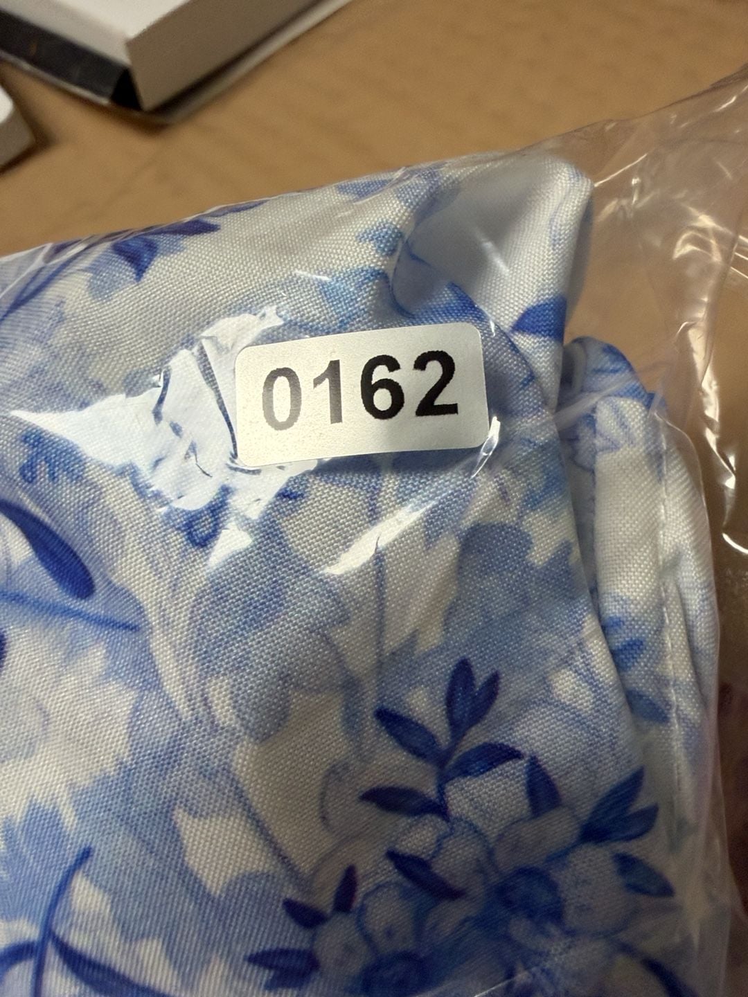 Floral Blue And White Dress With Bow/162 12