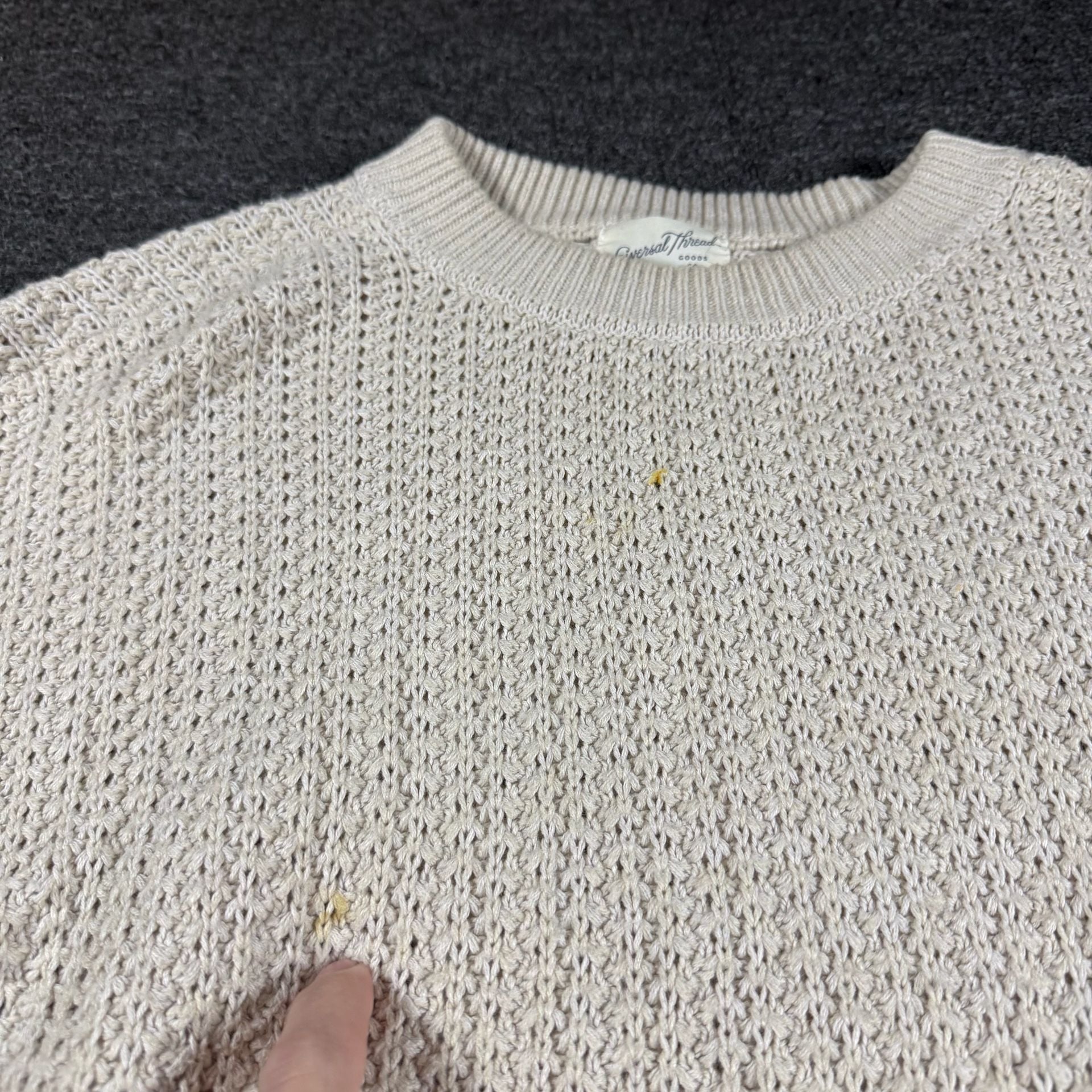 Universal Thread Pullover Sweater Cream Size L 3