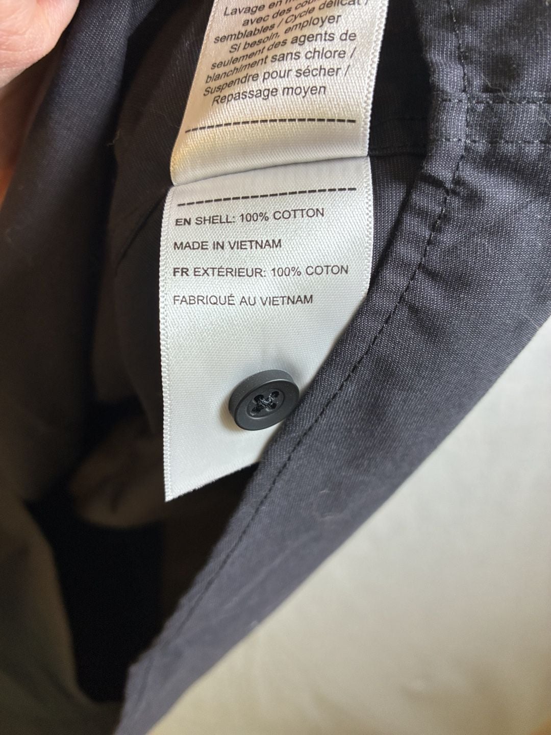 UNTUCKit Coufran Short-Sleeve Button Shirt XL Tall Regular Black 100% cotton 5