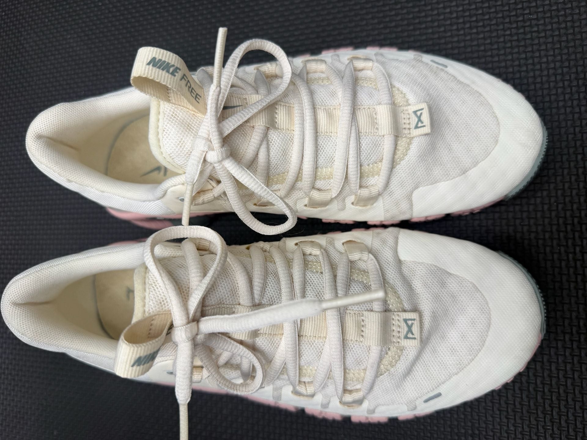 Nike Free Metcon 5 Size 8.5 White Pink Women's Training Shoes 2