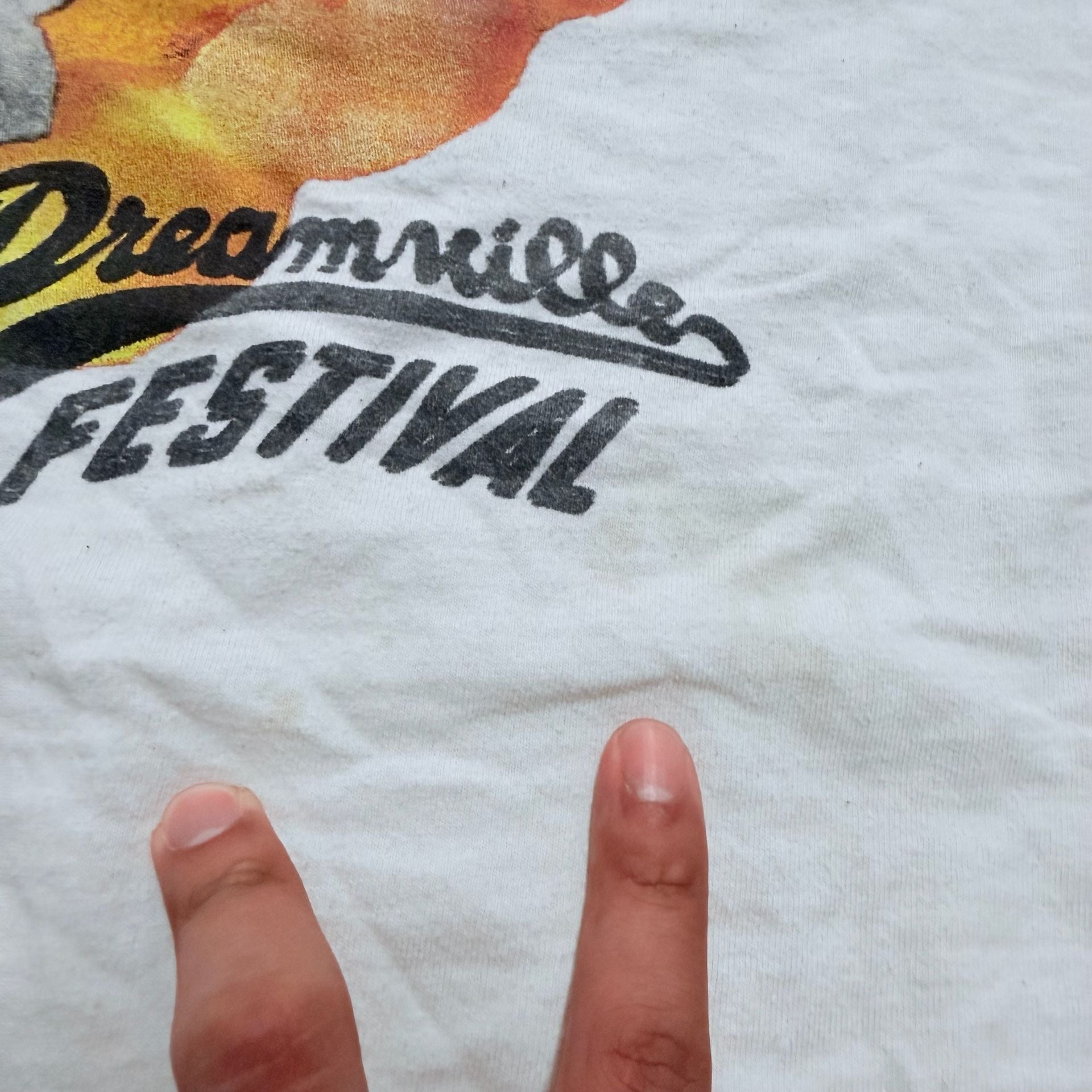 Headgear Classics Dreamville Festival T-Shirt Size L White J. Cole 8