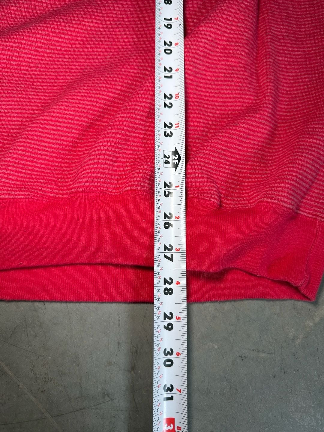 90s Trench San Francisco 49ers Striped Sweatshirt 9