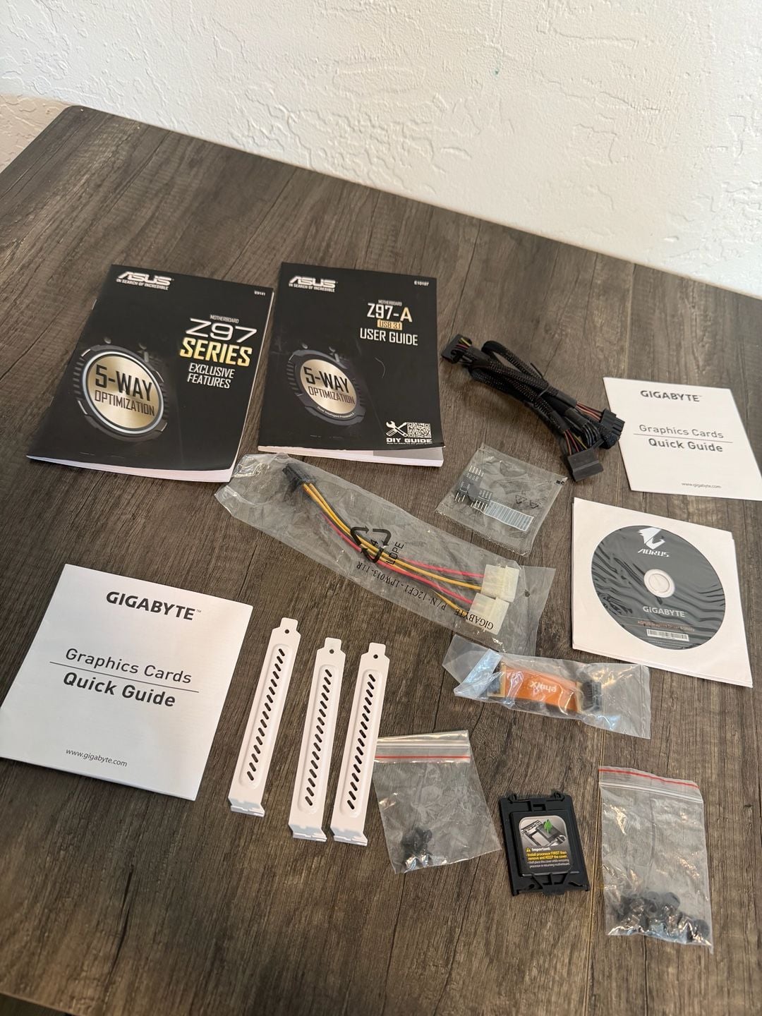 ASUS Z97-A Motherboard Manuals and Accessories Lot 1