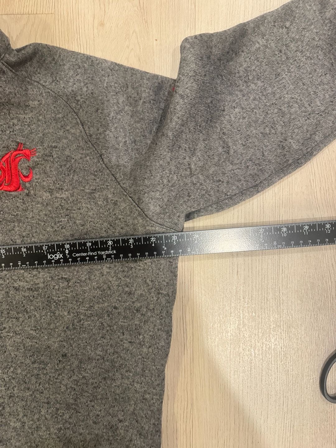 Columbia WSU Cougars Canyon Point Half-Zip Fleece Size L Gray 5