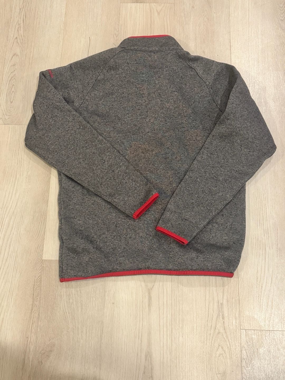 Columbia WSU Cougars Canyon Point Half-Zip Fleece Size L Gray 8
