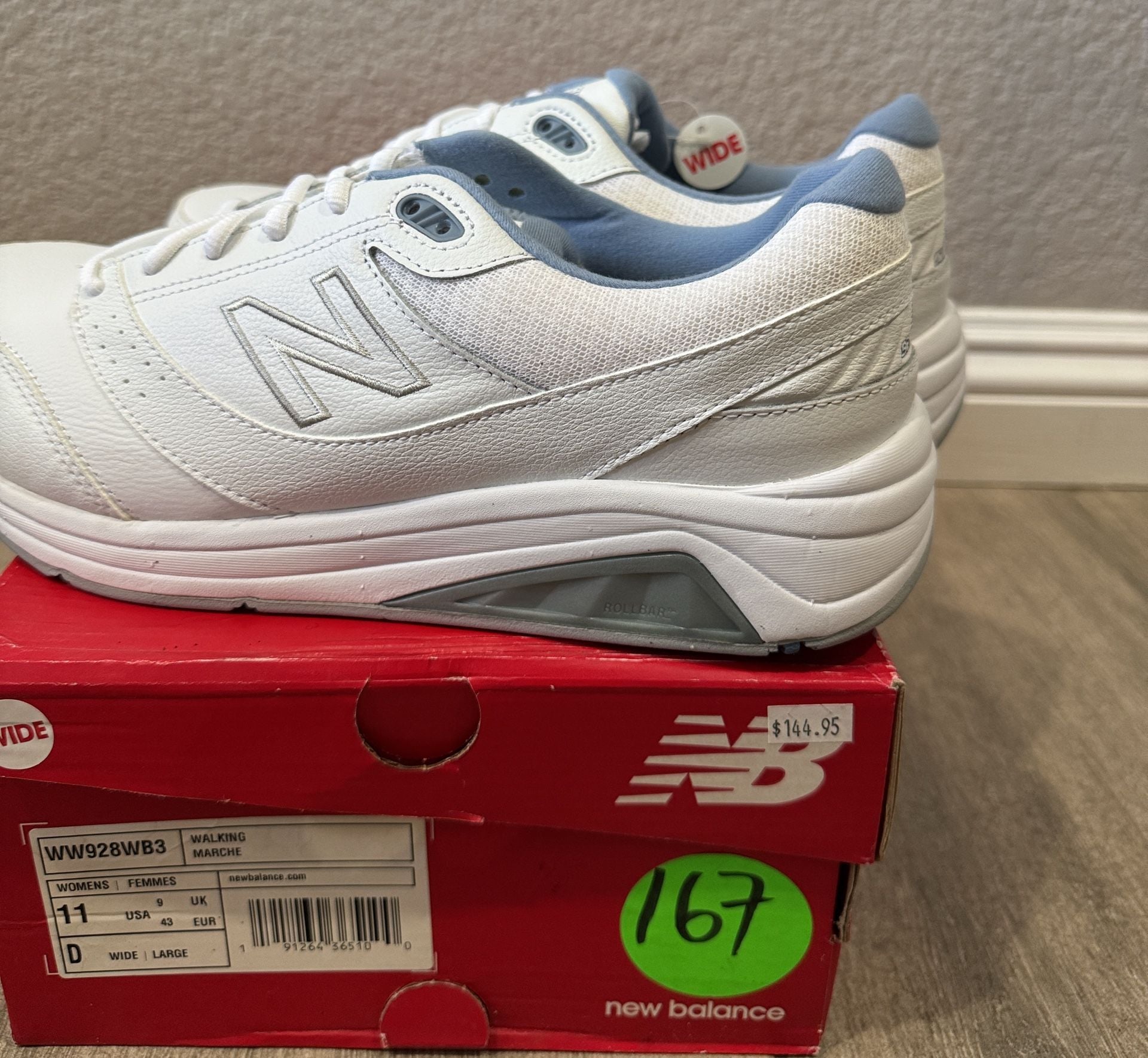 Brand New Women Shoes size 11 Women's 928WB3 New Balance White color 5
