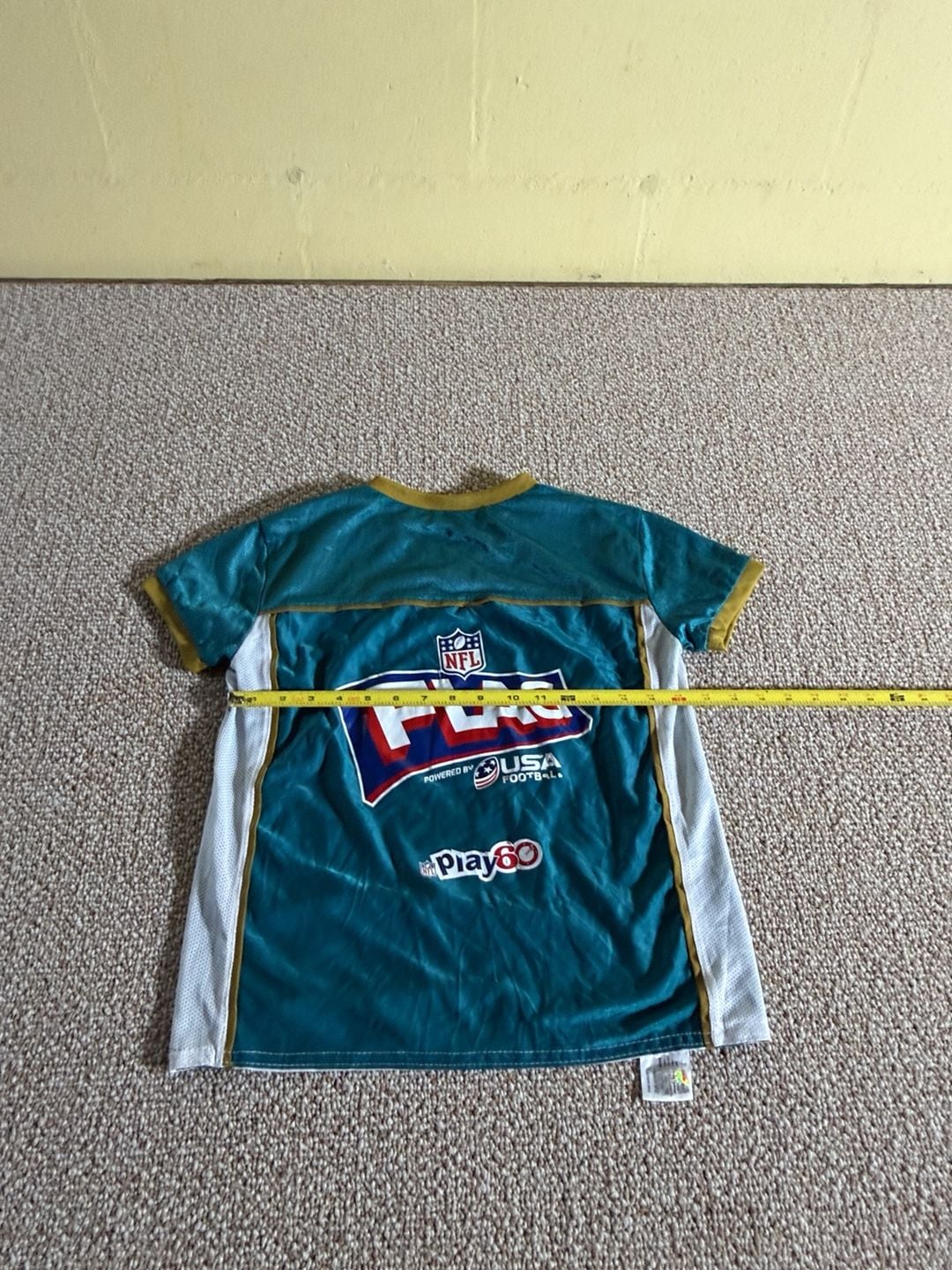 BDA Jacksonville Jaguars Flag Football Jersey Youth Medium 10