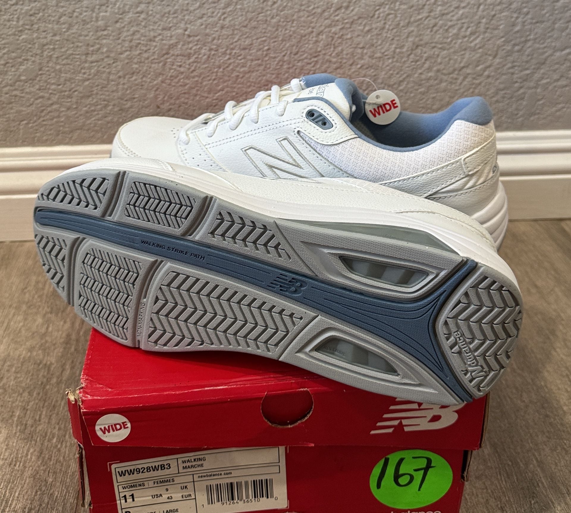 Brand New Women Shoes size 11 Women's 928WB3 New Balance White color 6