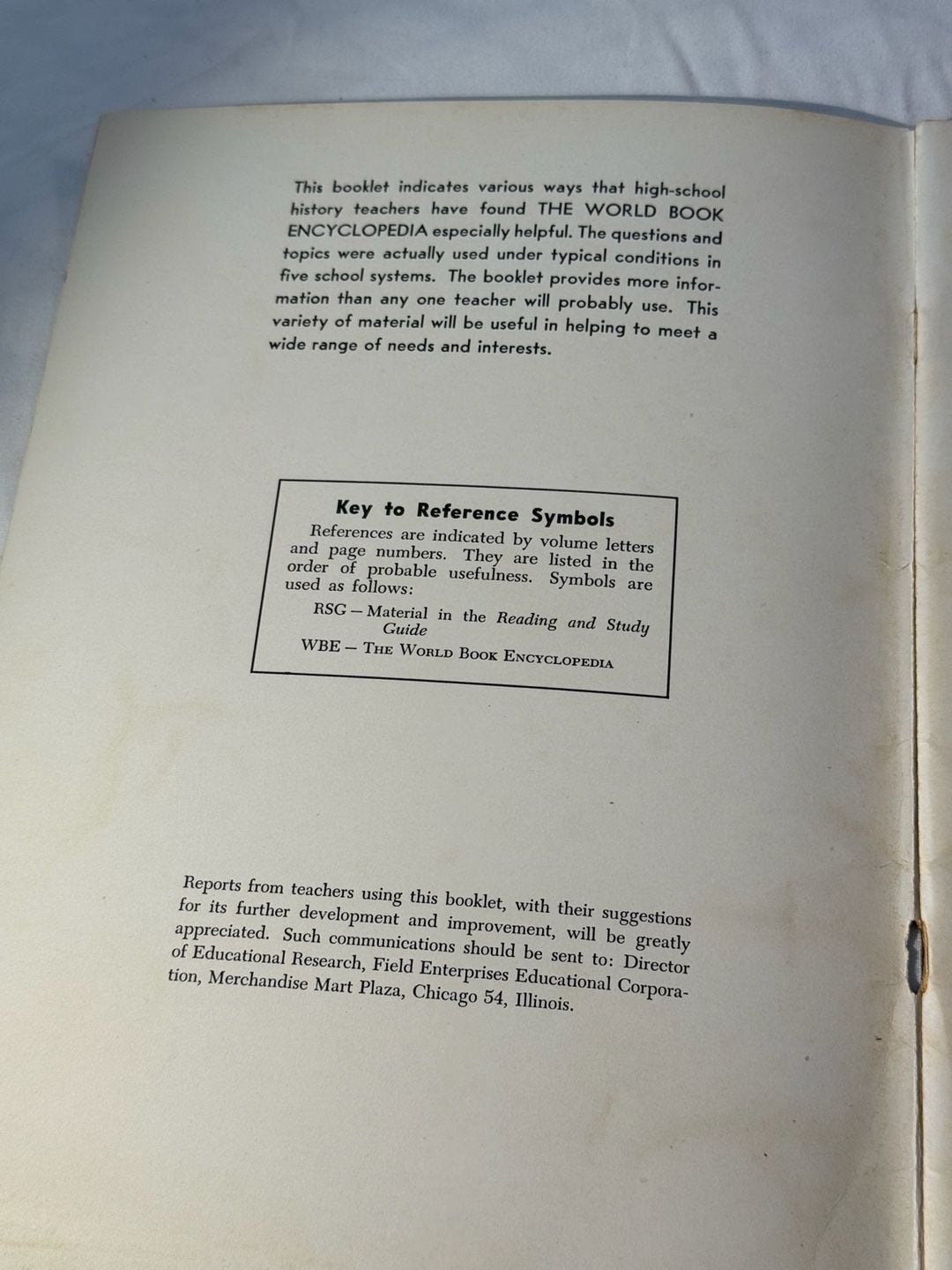 World Book Encyclopedia World History Instructional Aids Vintage Magazine 8