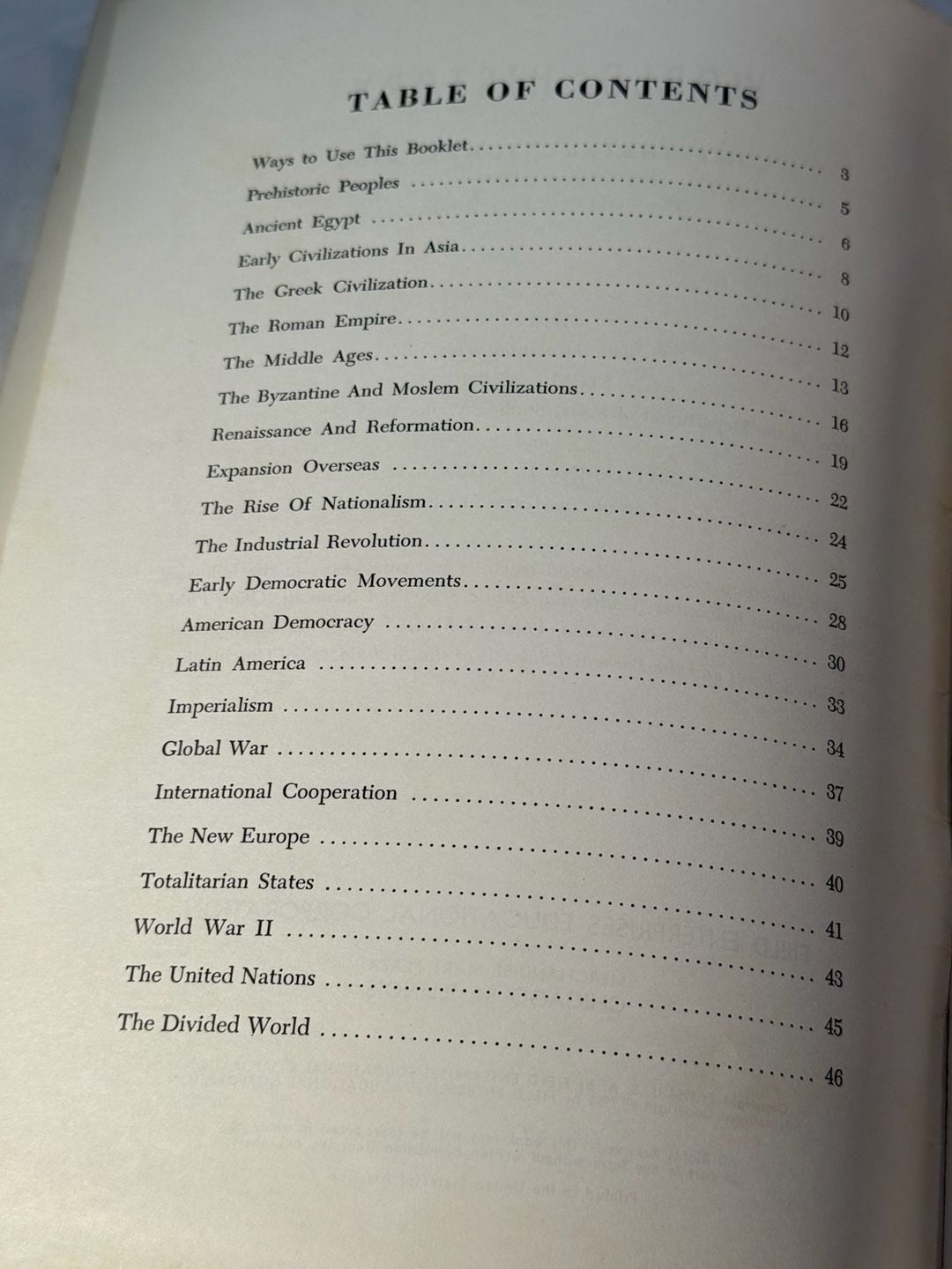 World Book Encyclopedia World History Instructional Aids Vintage Magazine 9