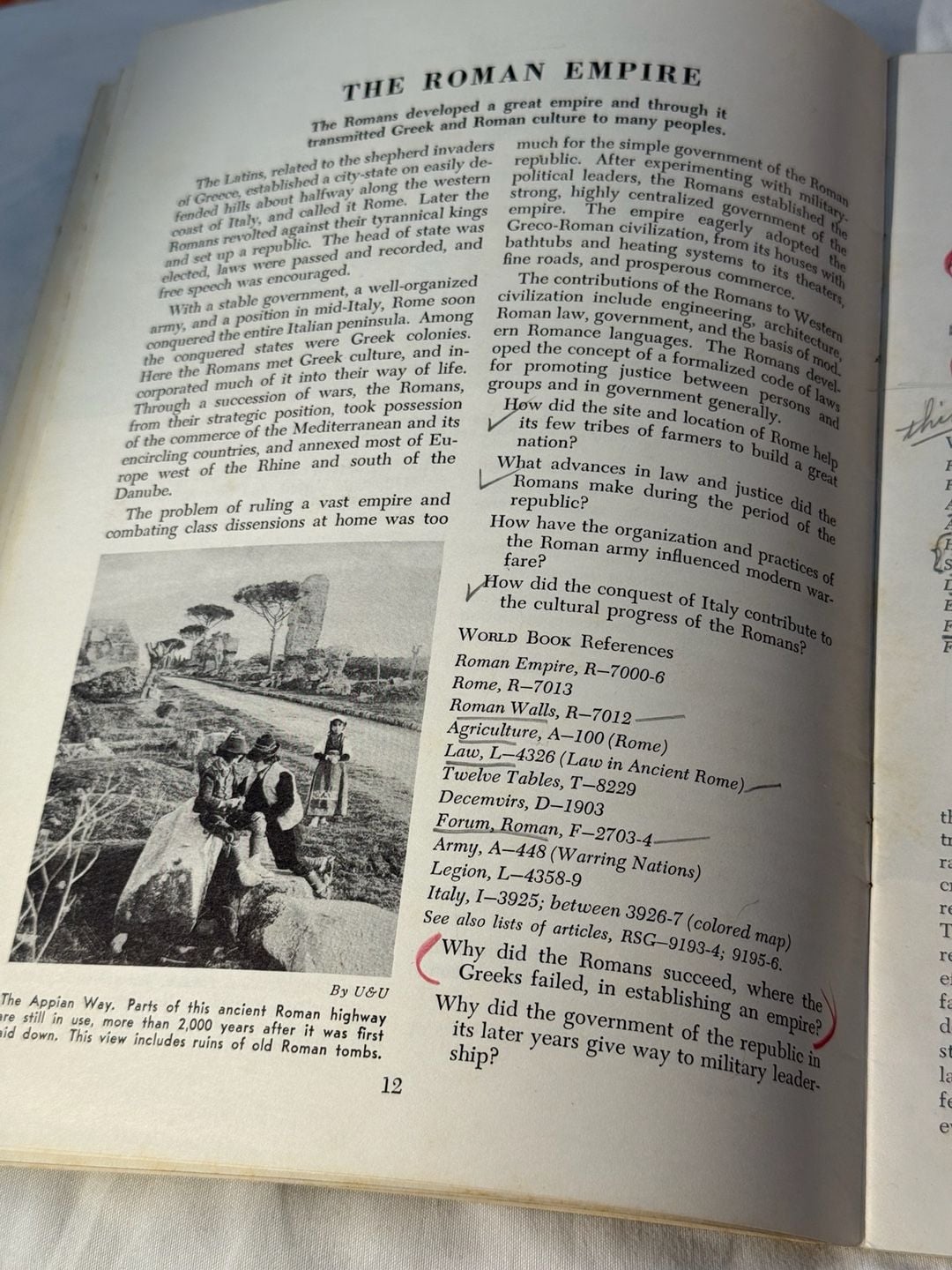World Book Encyclopedia World History Instructional Aids Vintage Magazine 13