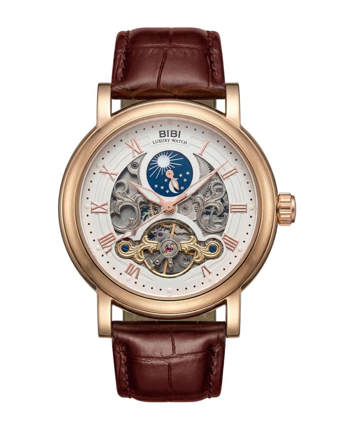 Bibi Luxury Swiss Automatic Tourbilon Watch 2