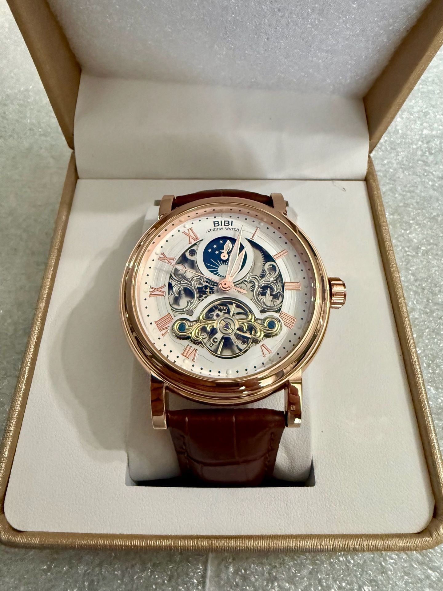 Bibi Luxury Swiss Automatic Tourbilon Watch 3