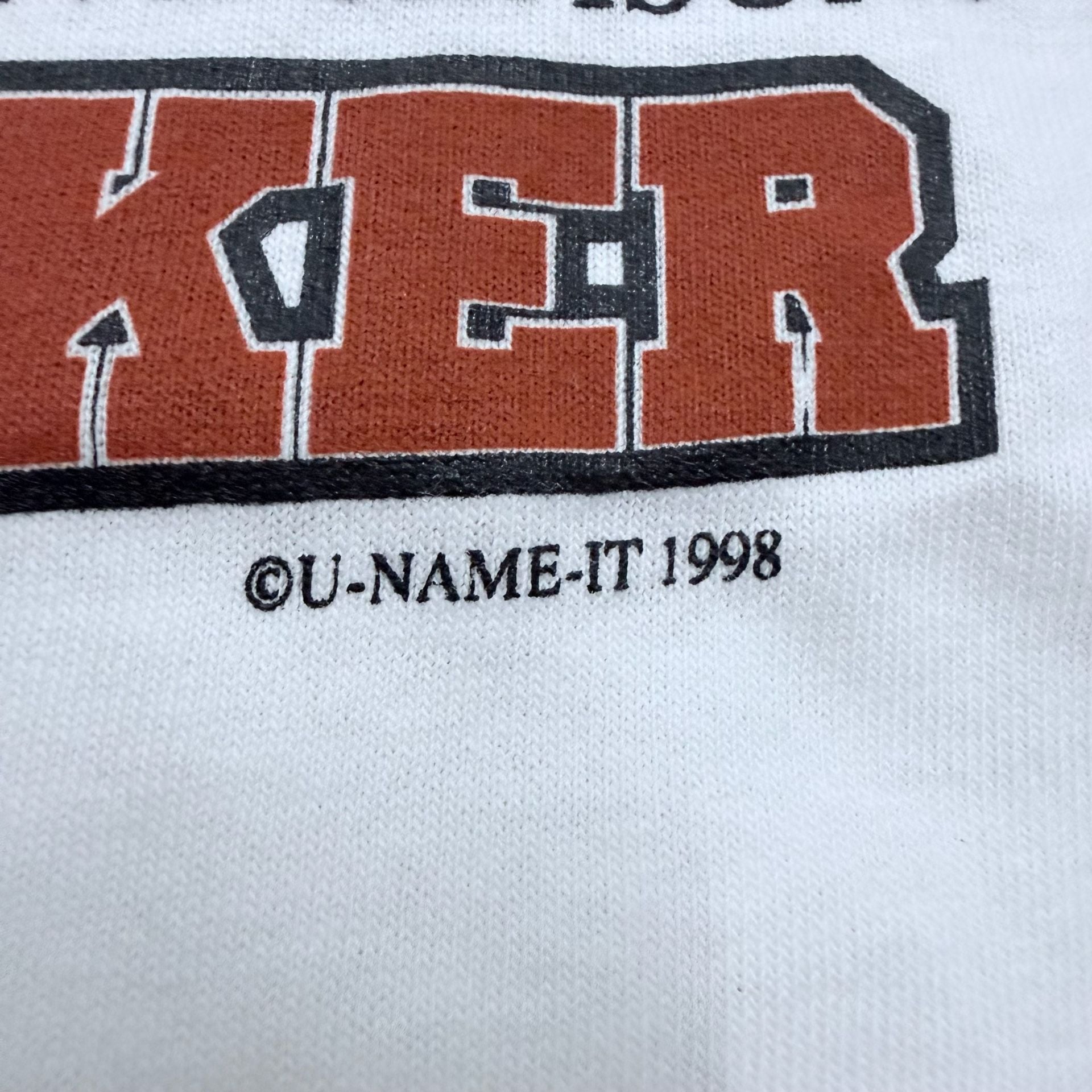 Gildan Texas Longhorns 34 Record Breaker T-Shirt Size L White Cotton 4